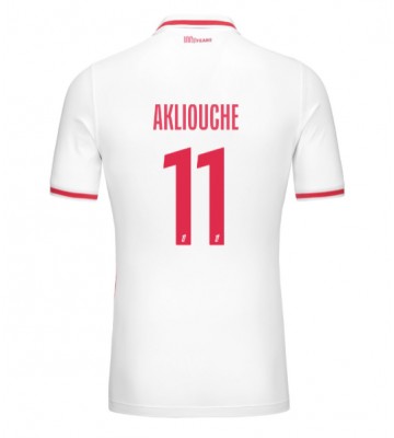 AS Monaco Maghnes Akliouche #11 Primera Equipación 2024-25 Manga Corta